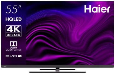 Haier 55 Smart TV AX Pro CN 140 см черный