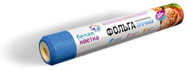 Белая кветка фольга TET034 для запекания, для хранения продуктов