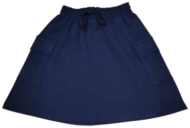 Школьная юбка полусолнце синий