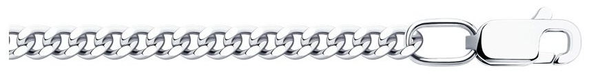 Diamant V85377 длина 40 см, вес 8.8 г серебро, плетение панцирное