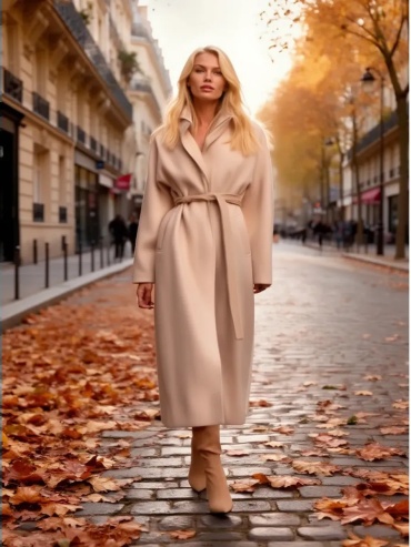 Пальто Maltex Moda бежевый