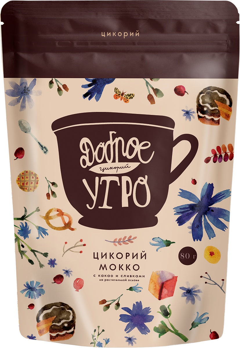 Цикорий Доброе утро мокко с какао и сливками 80 г