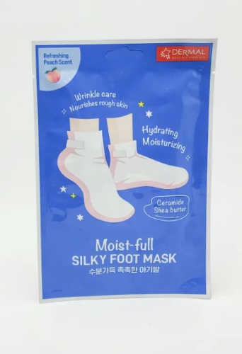 Dermal носочки для ног Moist-Full Silky Foot 1 пара