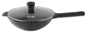 Вок Sonifer SF-1126 32 см с антипригарным покрытием, алюминий