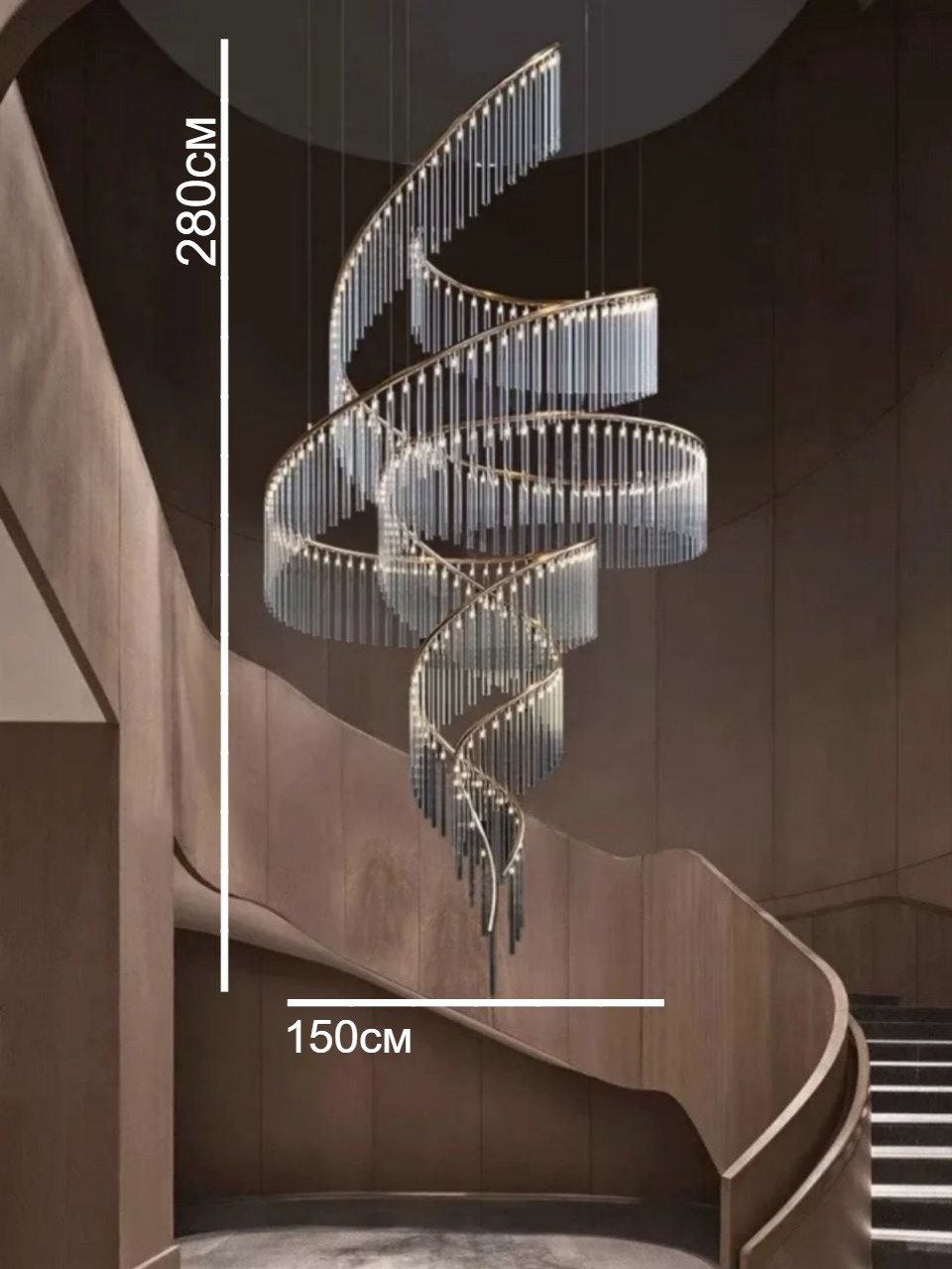 Люстра потолочная sat LED, кол-во ламп: 1 шт