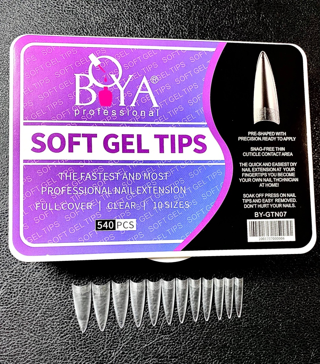 Boya professional гелевые формы, типсы стилет 540 шт