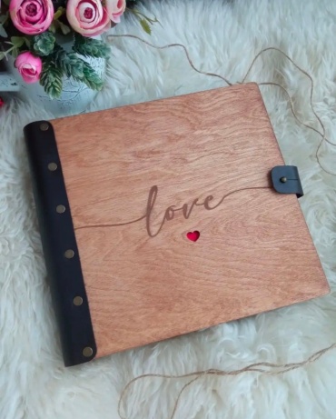 ANS craft фотокнига Love 22x25 свадебный формат 10x15