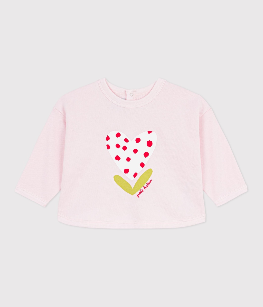 Свитшот Petit Bateau розовый