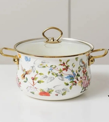 Кастрюля 3 л, Amira home эмаль