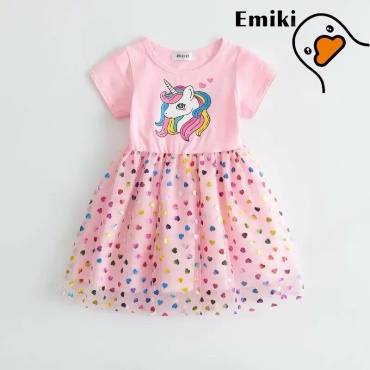 Повседневное платье Emiki светло-розовый