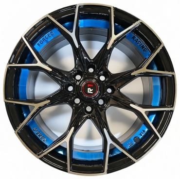 R1 FORGED RACING 8x15/4x100 D73.1 ET15 4 диска черный, синий, серебристый