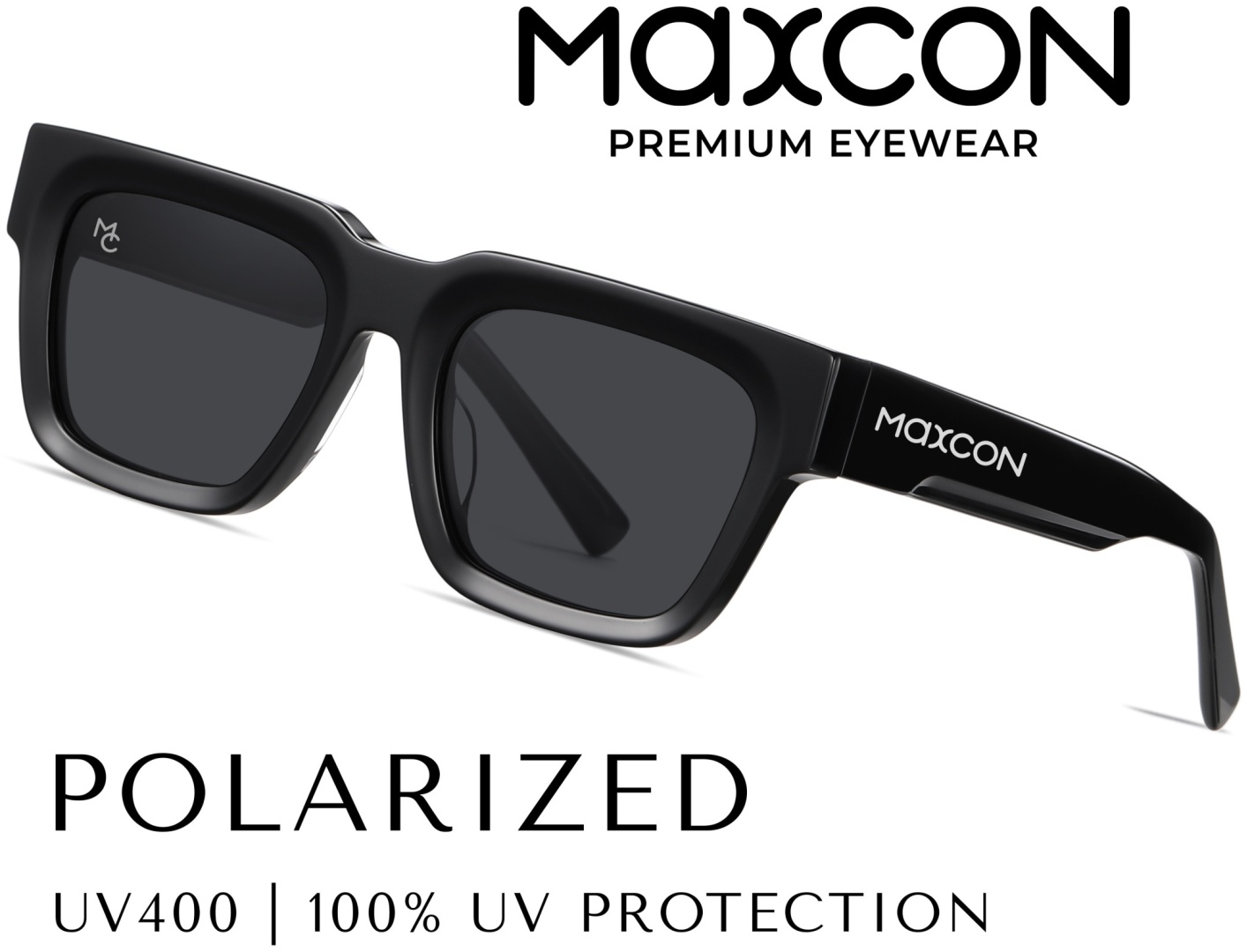 MAXCON солнцезащитные очки квадратные поляризованные