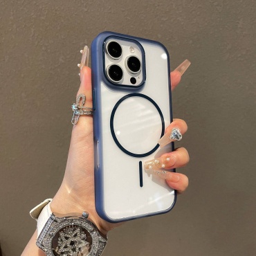 Чехол для Apple iPhone 14 Plus, iPhone 15 Plus синий