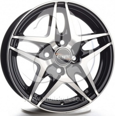 Tech-Line 430 BD 58.6 5.5x14/4x98 D58.6 ET35 4 диска черный, серебристый, графит
