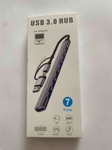 Док-станция USB 3.0 HUB серебристый