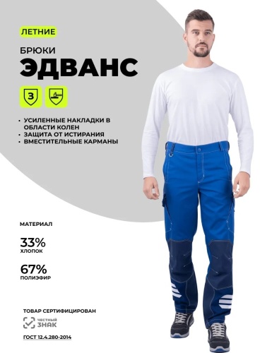 Спецодежда для мужчин синий