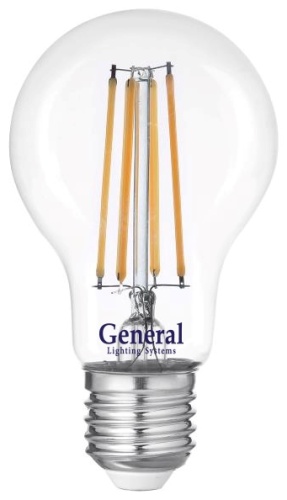 General Lighting Systems 17W E27, филаментная, теплый белый