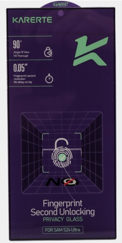 Стекло KARERTE для Samsung Galaxy S24 Ultra черный