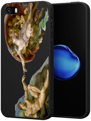 Чехол Mcover для Apple iPhone 5, iPhone 5S, iPhone SE рисунок