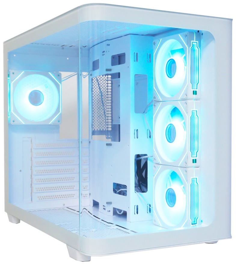 Корпус AeroCool P500C-G-WT-V1 белый