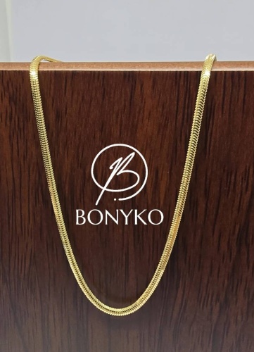 BONYKO 428946770 длина 50 см, вес 4.6 г золото, плетение отсутствует
