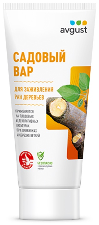 AVGUST фунгицид Вар Садовый для заживления ран, (туба) 150