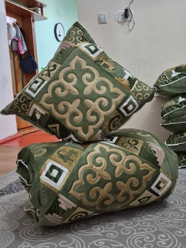 Корпе 230x80 см, вата, зеленый