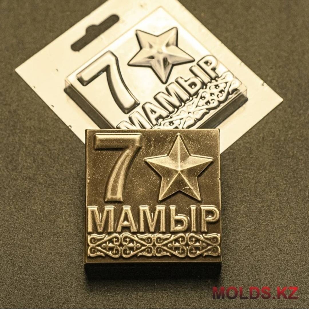 MOLDS.KZ для шоколада 7 Мамыр квадратная, пластик