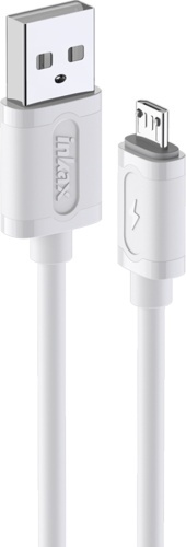 Кабель Inkax USB 3.1 (F), micro-USB 3.0 (M), 1 м, белый