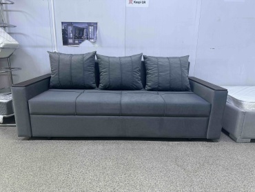 Диван Interior, 230х90 см, обивка велюр, серый