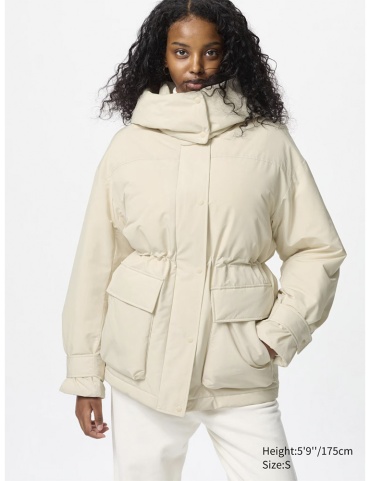 Пуховик Uniqlo белый