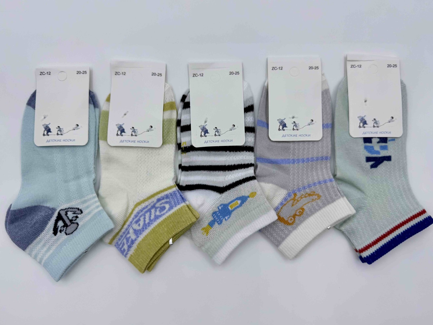 Носки Djos Socks F-ZC12 5 пар мультиколор 3-5 лет