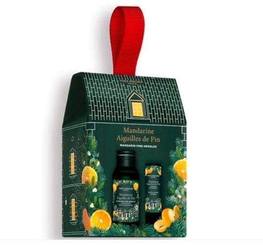 YVES ROCHER Набор из 2-х продуктов НОВОГОДНИЙ МАНДАРИН набор по уходу за лицом и телом для женщин