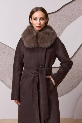 Пальто LIARA MODA темно-коричневый
