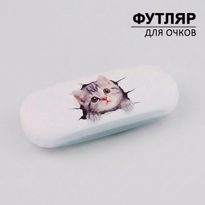 Жесткий футляр Выбражулька искусственная кожа, 4 x 16 см мультиколор