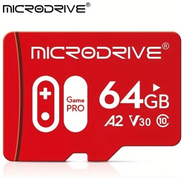 Microdrive microSDXC TF64V30A2RED 64 Гб