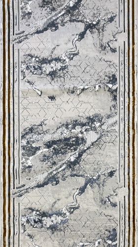 Ковровая дорожка Yusuf Hali короткий ворс, полиэстер, 200 см x 1.5 м