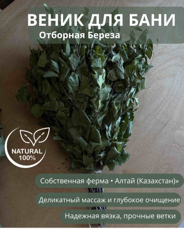 Alestra веник Alestra Береза для бани 1 шт
