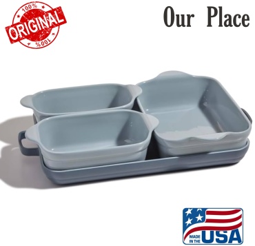 OUR PLACE форма USA Bakeware Blue Salt, керамика