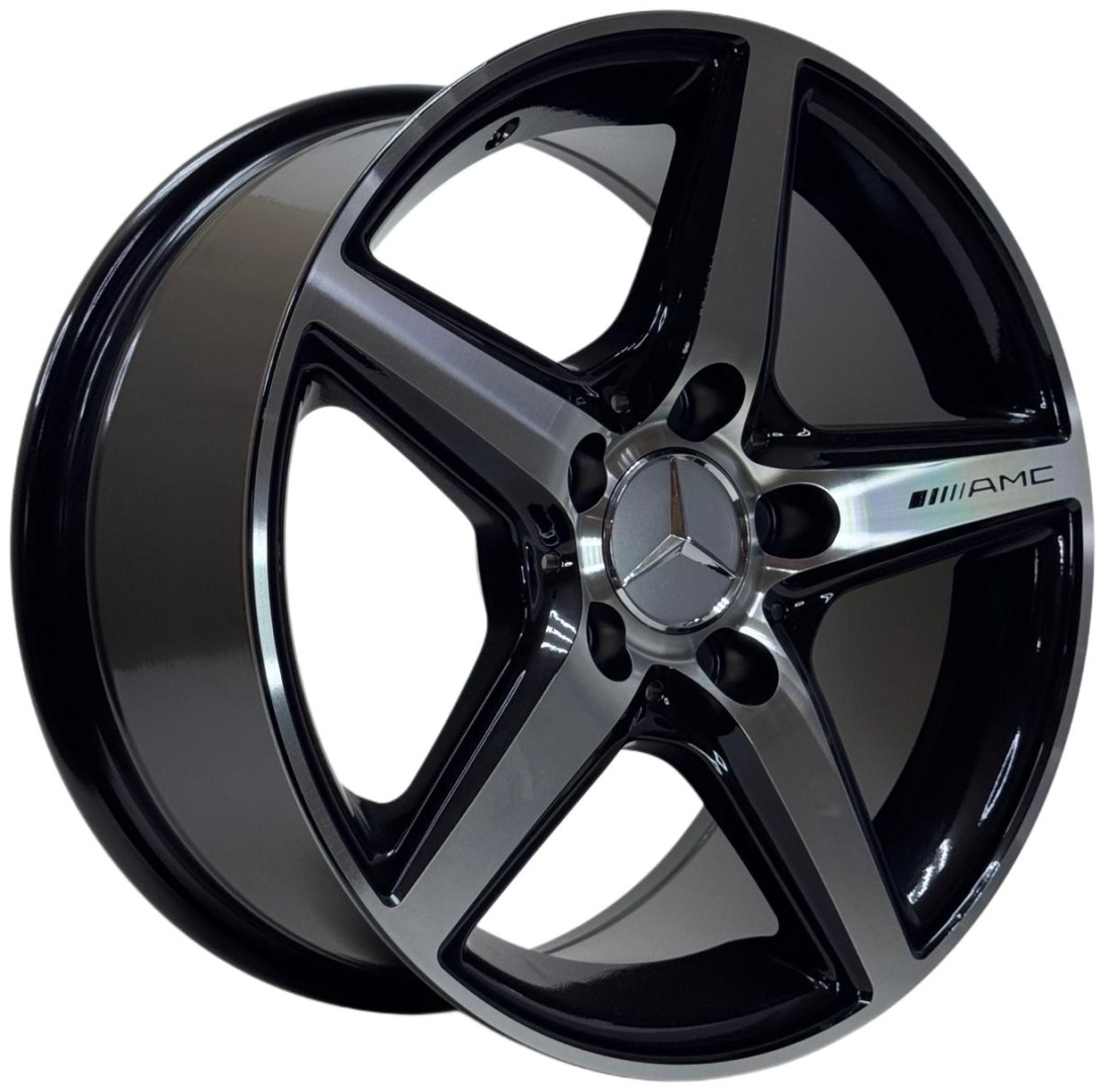 Wheels 730DD 7x15/5x112 D66.6 ET35 4 диска черный, хром