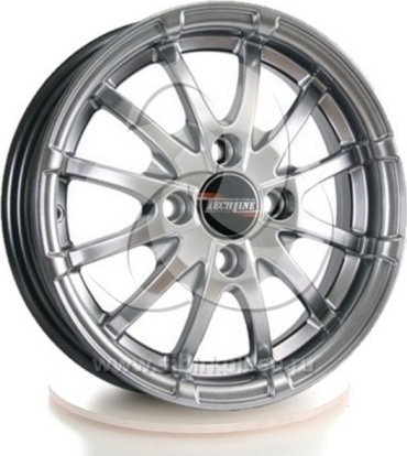 Tech-Line 320 HB 58.6 5x13/4x98 D58.6 ET35 4 диска черный, серебристый, графит