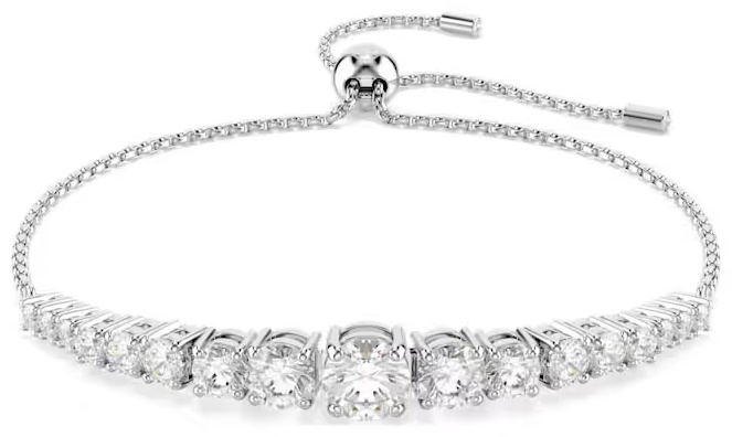 Swarovski длина 24 см ювелирный сплав, кристаллы Swarovski, цирконий