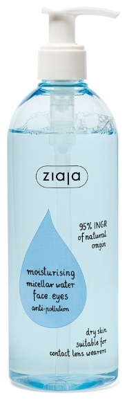 ZIAJA Moisturising мицеллярная вода 390 мл