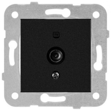 Viko by panasonic встраиваемая 315-36366, телевизионный цвет черный