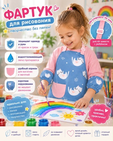 Фартук и нарукавники SNAZZY мультиколор