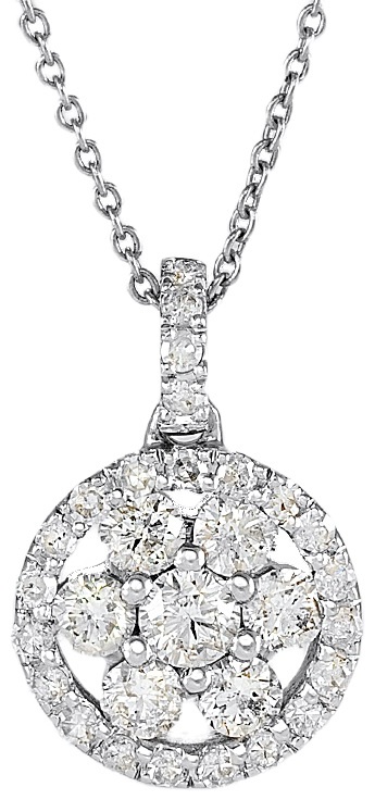 Подвеска Briolette M0514PK вес 2.3 г золото, бриллиант