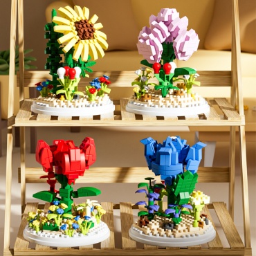 Конструктор Toys Цветок 1618, деталей 200 шт