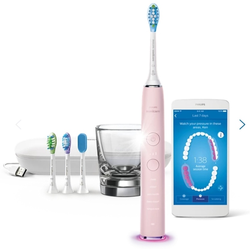 Philips звуковая щетка HX9924/22 щетина средняя розовый