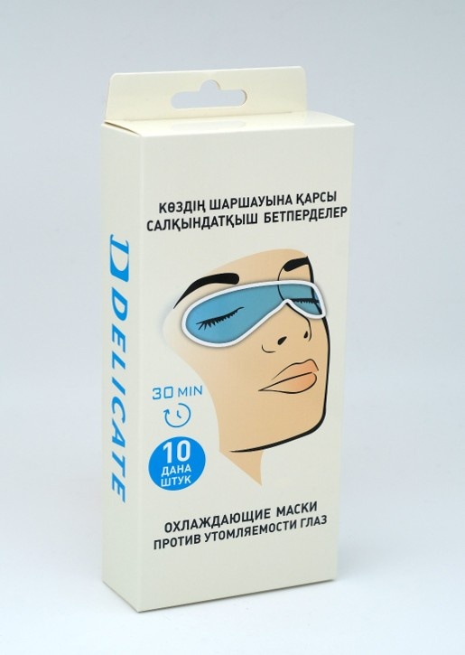 Патчи Delicate охлаждающие маски против утомляемости глаз успокаивающие 10 шт