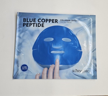 Маска для лица Kormesic гидрогелевая Blue Copper Peptide 1 шт